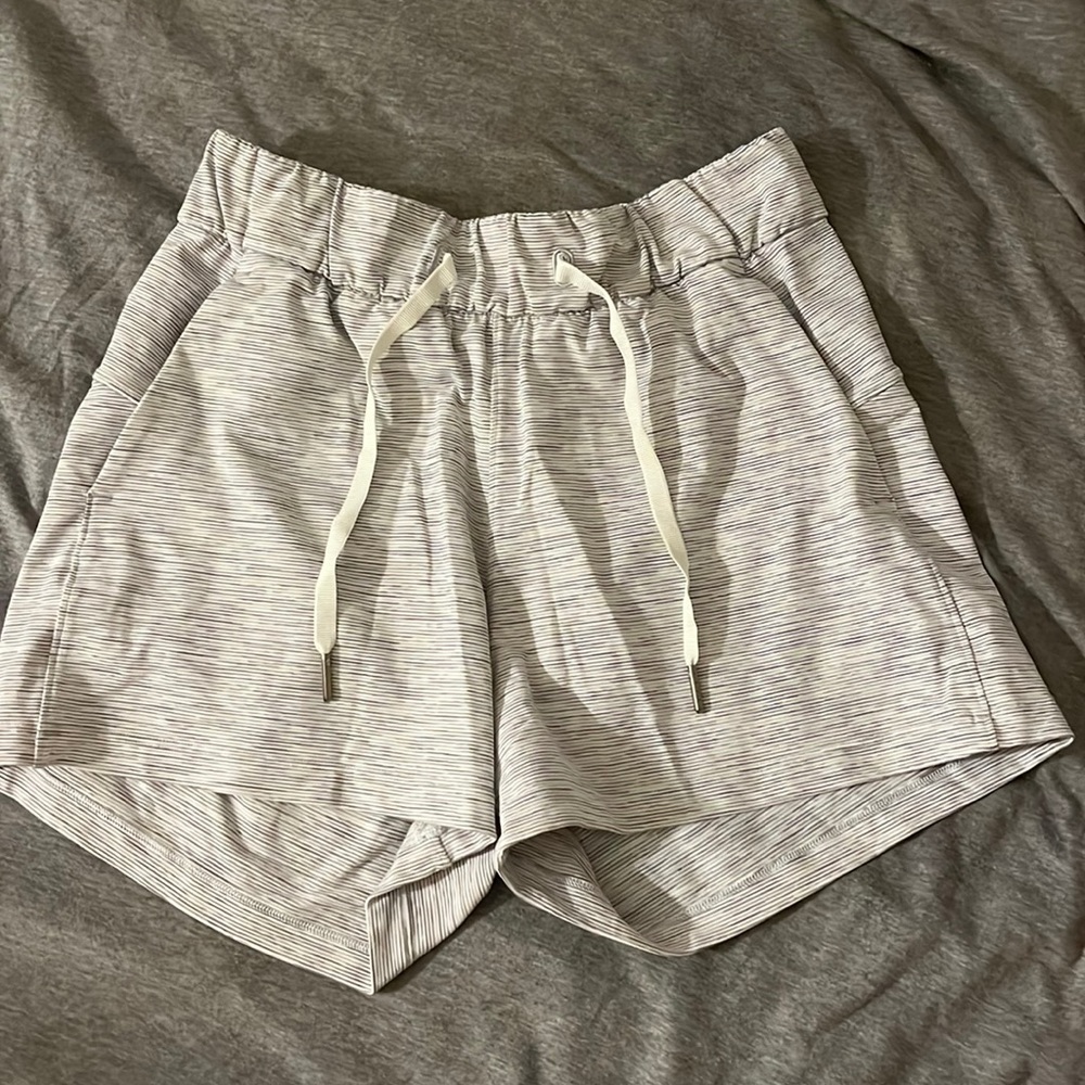 Grey lululemon shorts